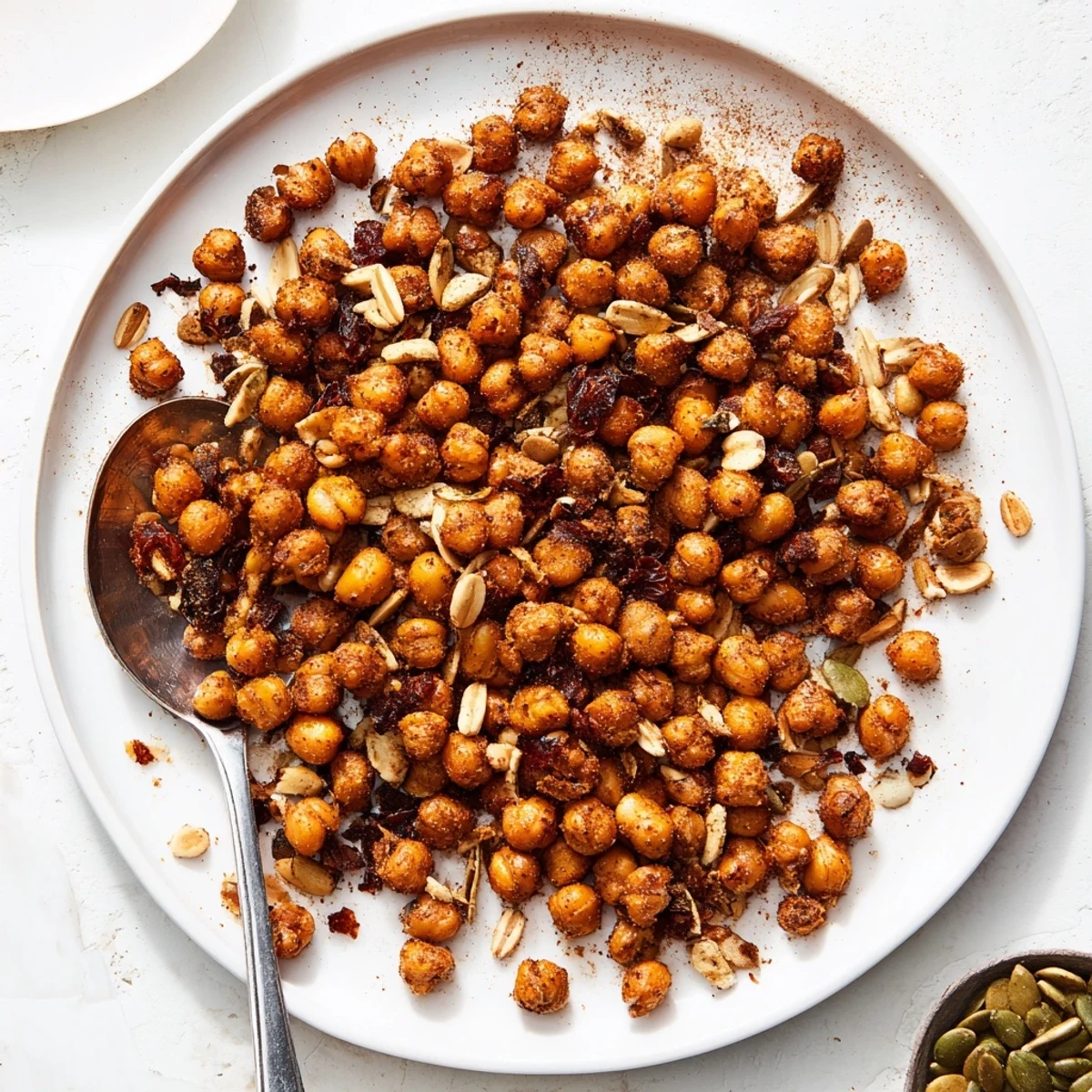 Spicy Chickpea Snack Mix