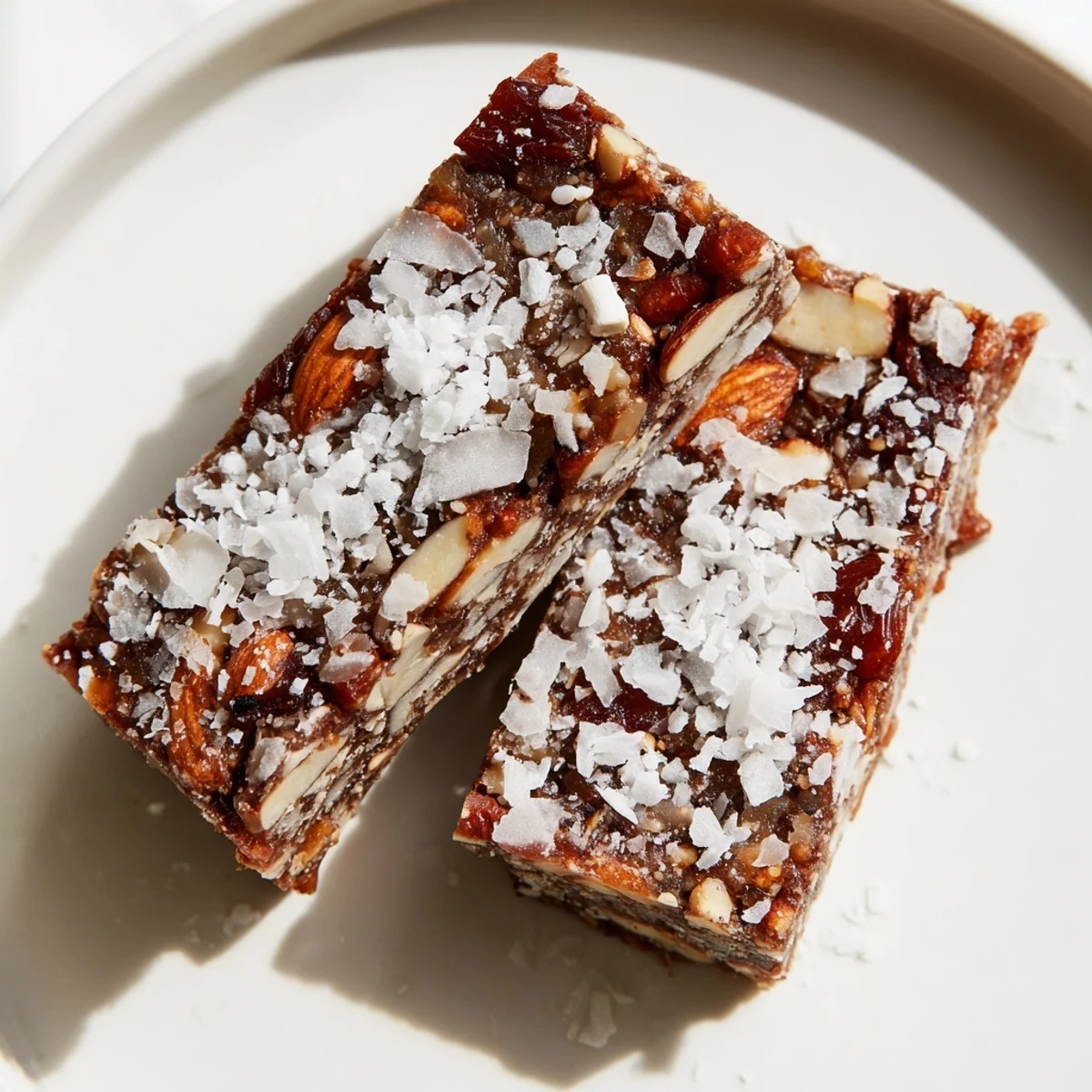 Irresistible no-bake coconut date bars, easy to make and enjoy chilled or at room temperature.