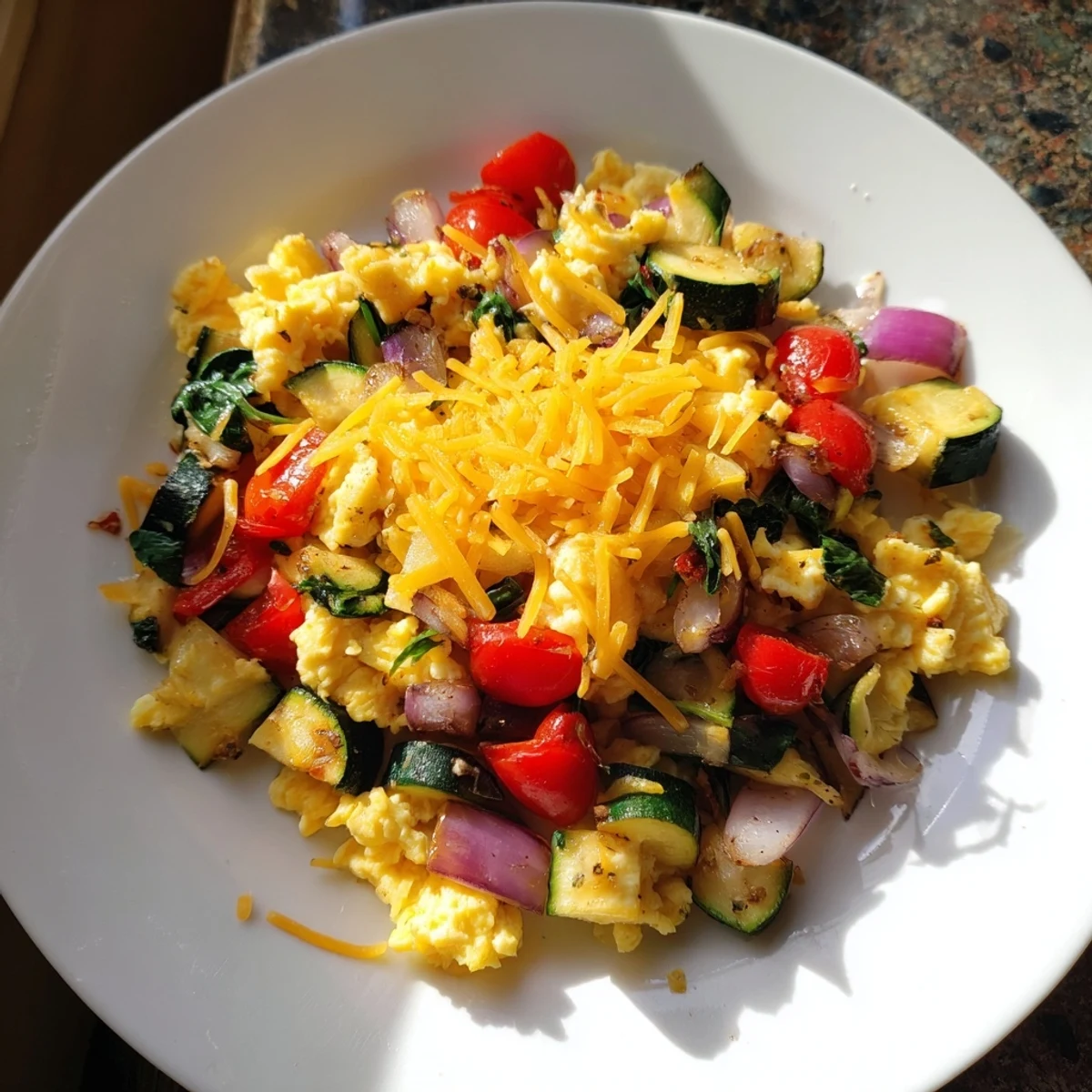 Egg & Veggie Sheet Scramble