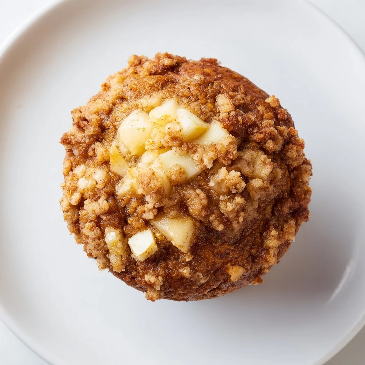 Tasty Apple Muffins Crumb Topping