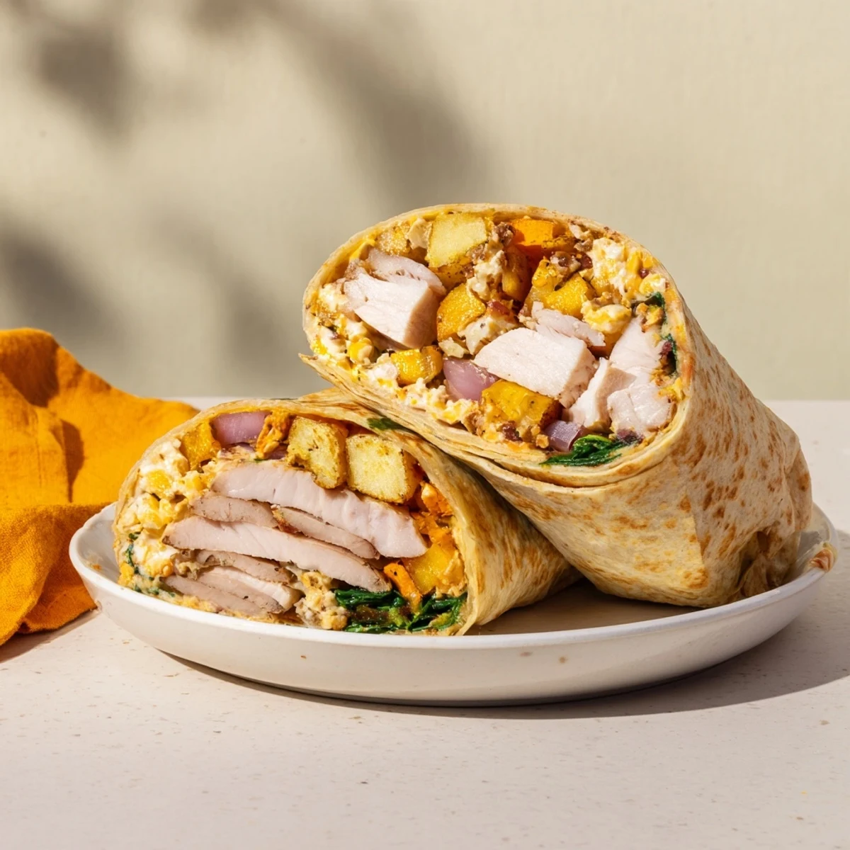 Imagine the flavors of the Simple Christmas Leftover Wrap Hack, with tender turkey, perfectly wrapped.