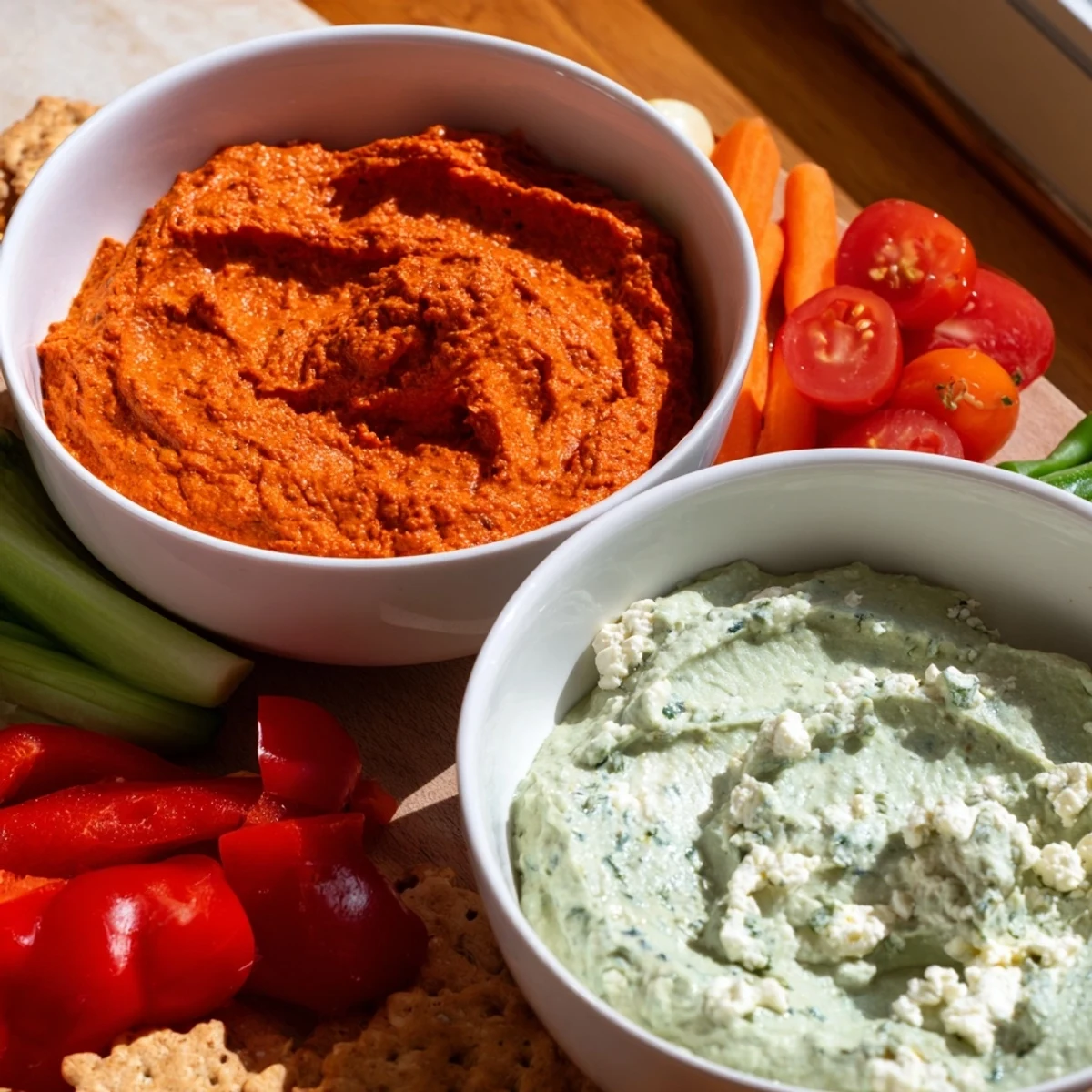 Festive Dip Red Green Duo