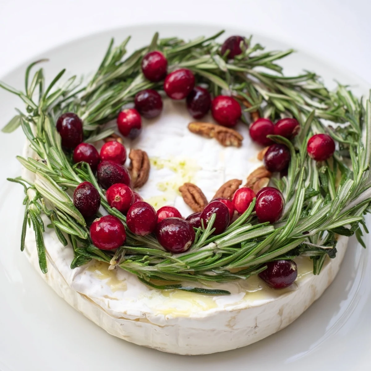 Brie Wheel Rosemary Wreath