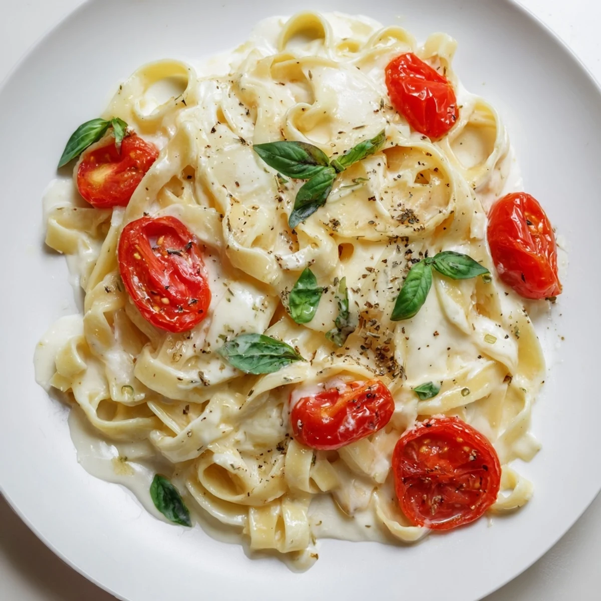 Indulge in this Baked Brie Pasta Sauce; a vegetarian delight with gooey brie and silky pasta.