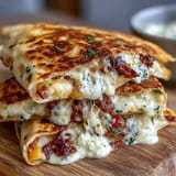 Adorable bunny-shaped quesadillas filled with melted cheese and colorful bell peppers, perfect for Easter celebrations with kids.