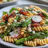 Spring Pasta Salad Lemon Radishes