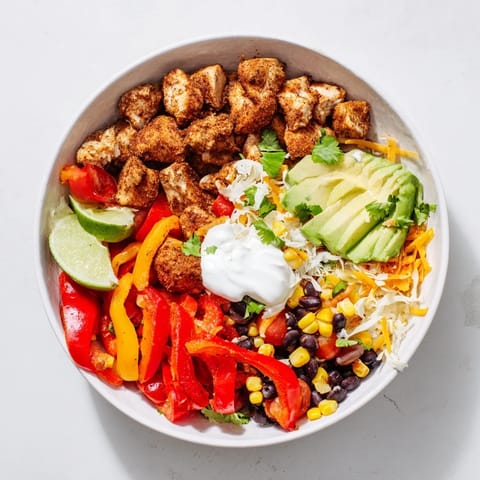 Sheet Pan Chicken Burrito Bowls