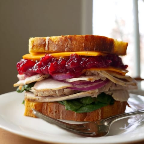 Budget Christmas Brioche Sandwich