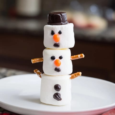 Marshmallow Snowman Sticks
