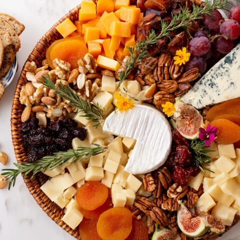 This Autumn Harvest Horn of Plenty appetizer showcases a delicious array of fall harvest ingredients, perfect for sharing.