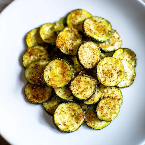 Crispy Zucchini Chips Snack
