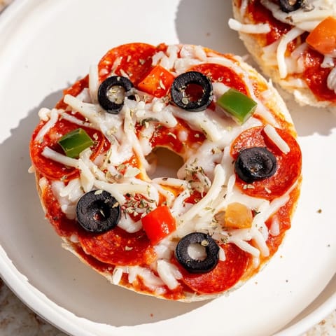 Mini Bagel Pizzas Airfryer