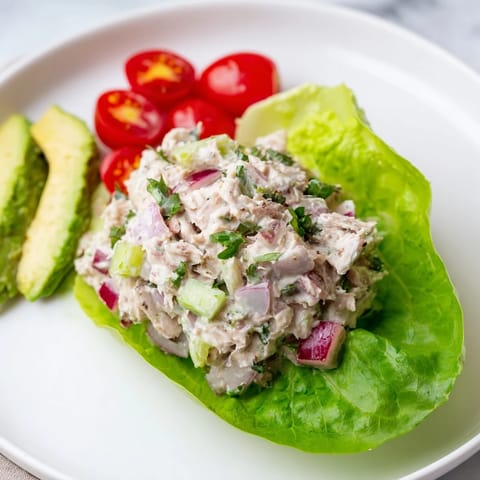 Tuna Salad Lettuce Wraps