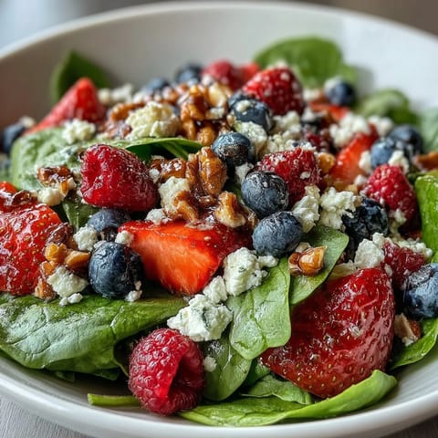 Spinach and Berry Salad Bowl