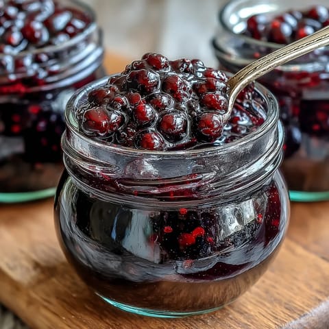 Homemade Black Currant Jam