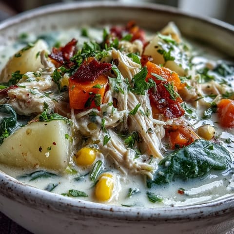 Ranch Chicken Veggie Soup