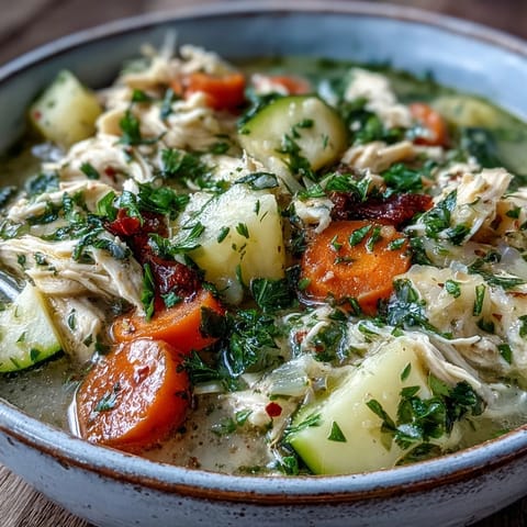 Ranch Chicken Veggie Soup