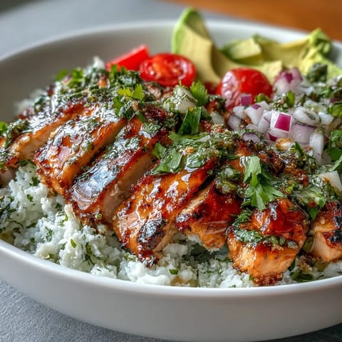 Low-Cal Cilantro Lime Chicken Bowls