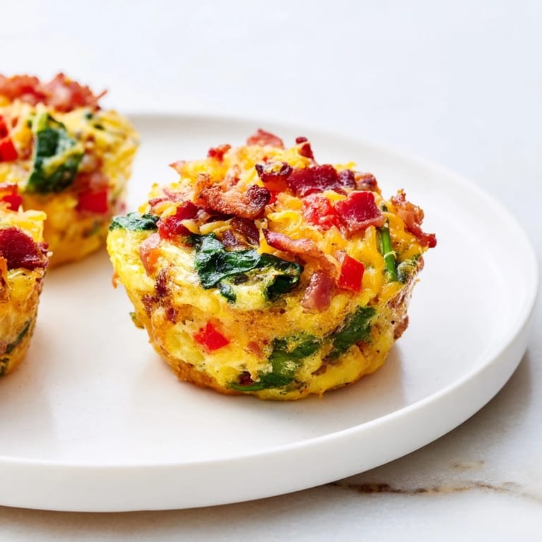 Freshly baked One-Pot Breakfast Casserole Muffins, perfect to grab-and-go for a quick and nutritious breakfast.