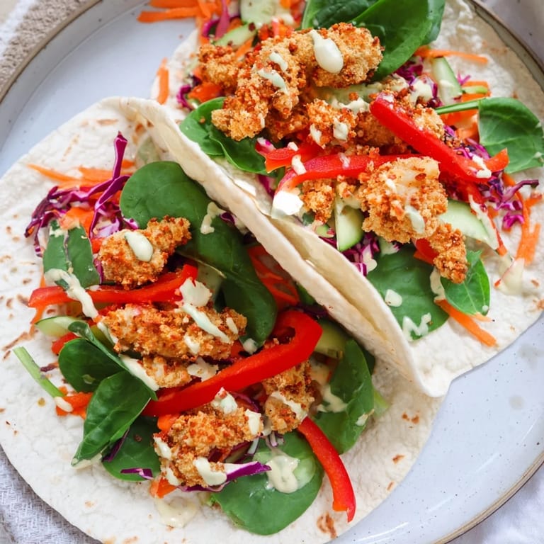 Savory and sweet Candy Cane Crunch Chicken Veggie Wraps, perfect for a flavorful lunch or light dinner.