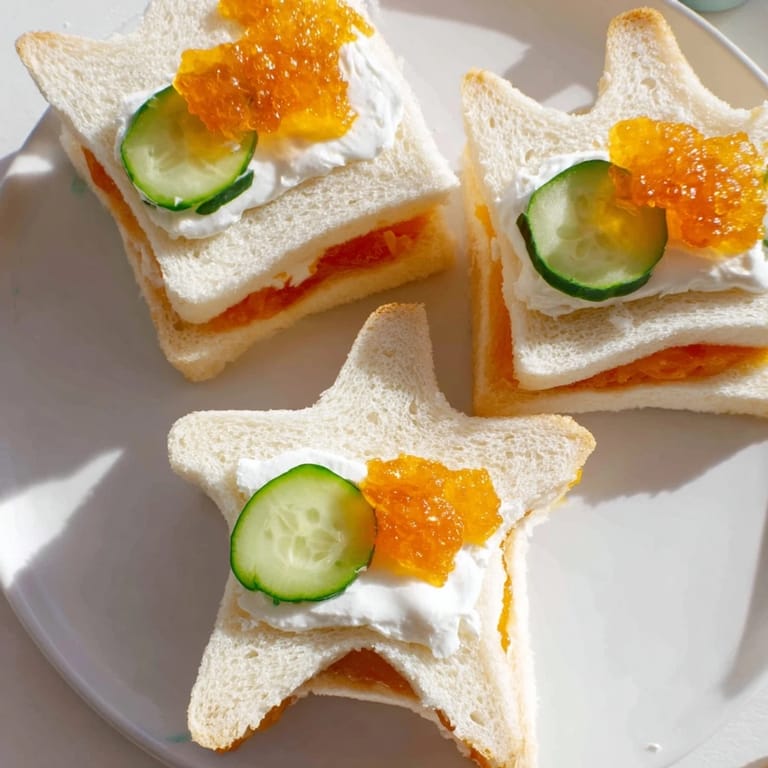 This Beach Day Starfish Snack Spread features playful starfish sandwiches with fresh veggies and dips.