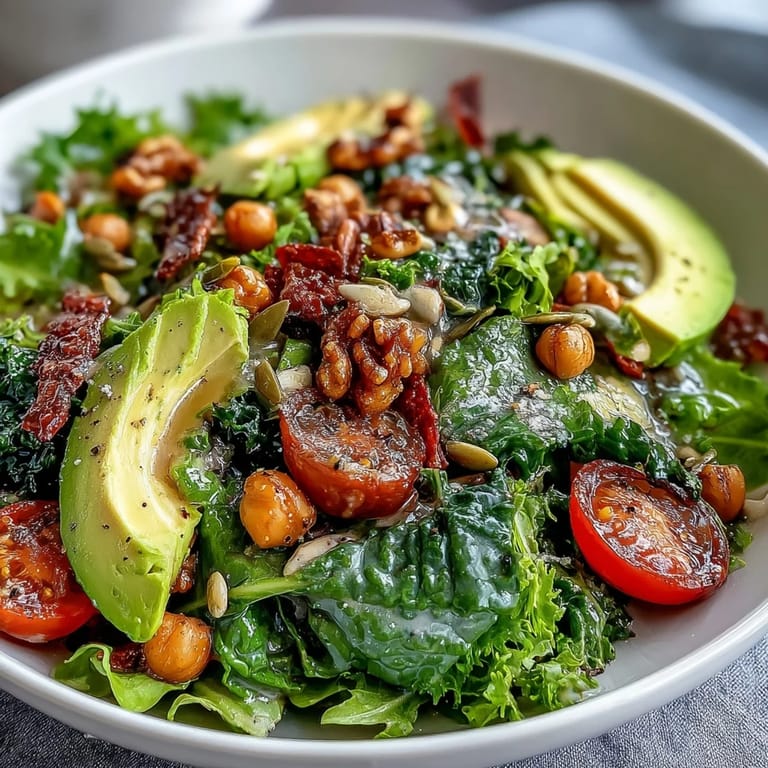 Colorful Mixed Greens Power Bowl with cherry tomatoes, cucumber, and bell peppers in a vibrant display.