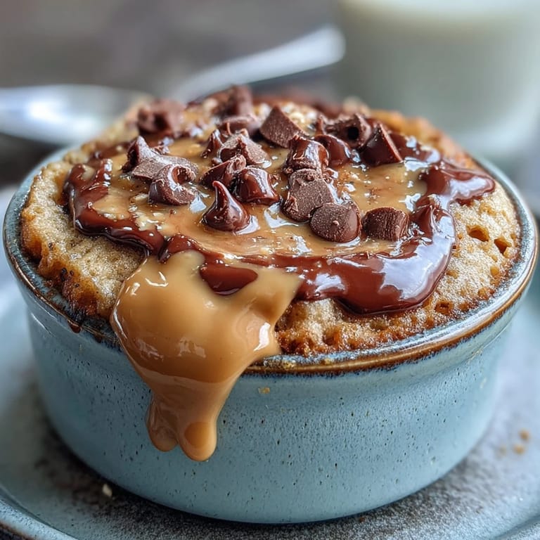 Warm Peanut Butter Cup Protein Pancake Bowl served with sliced banana and chopped peanuts for a hearty breakfast.