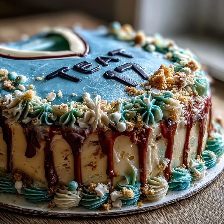 A festive graduation sports jersey cake shaped like a classic jersey, with fondant details and bold colors for a personalized touch.