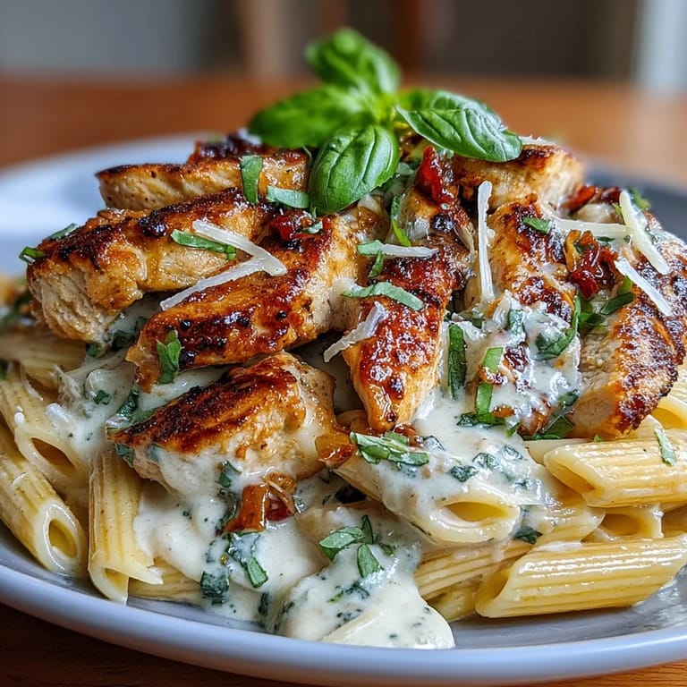 A delectable skillet of Marry Me Chicken Pasta, perfect for a comforting weeknight dinner.