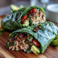 Healthy Easy 15-Minute Turkey Taco Lettuce Wraps with seasoned ground turkey and fresh vegetables in crisp lettuce cups.  